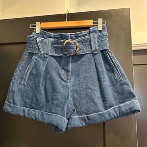NWOT Sezane Denim Rome Shorts